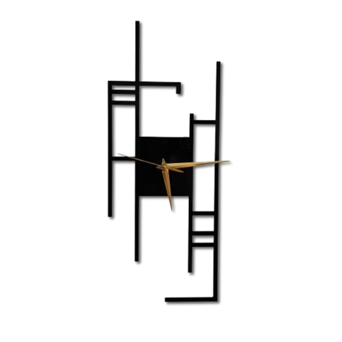 The Art of Lavish Design Elegant Metal Analog Wall Clock for Home, Living Room & More | Antique-Inspired Large Decorative Modern Wall Watch for Home Décor (Small (15"))