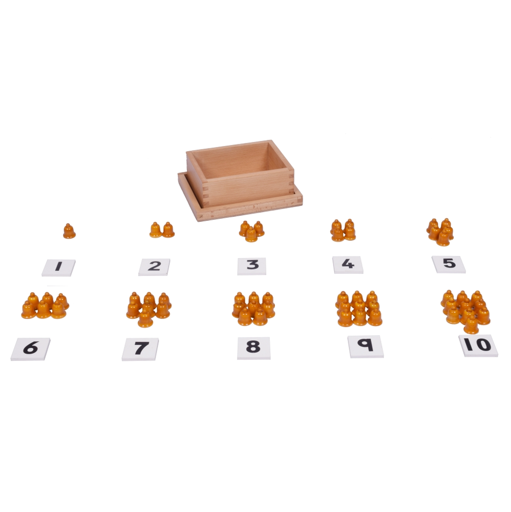 Cards and Counters – Early Math Learning Toy for Kids | Montessori Counting Set