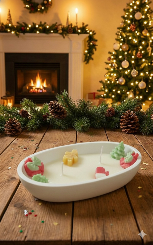 Christmas scented candles