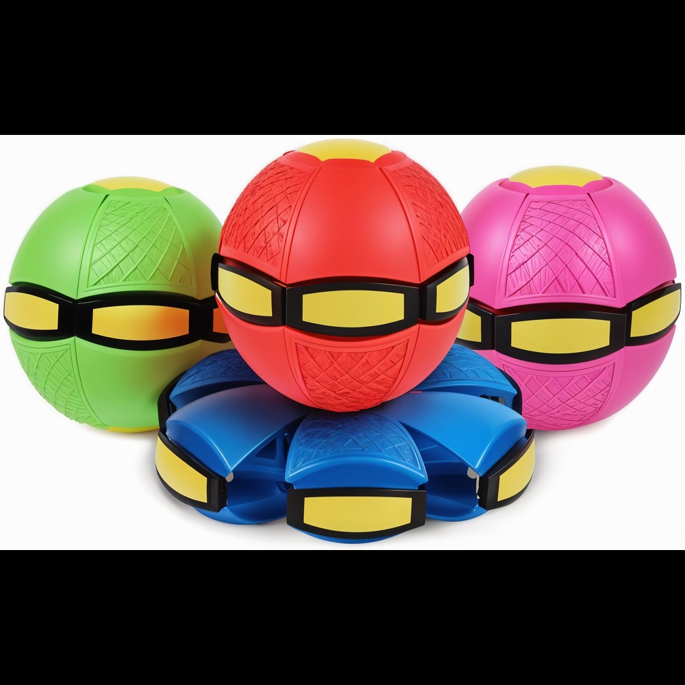 TodFod Magic Flying Ball for Kids | LED Transforming Soccer Disc & Boomerang Flying Frisbee Toy for Boys & Girls