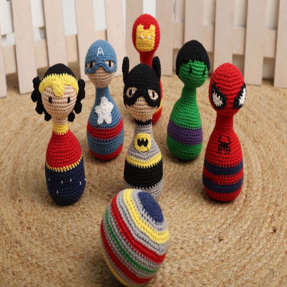Super Hero Bowling Pin