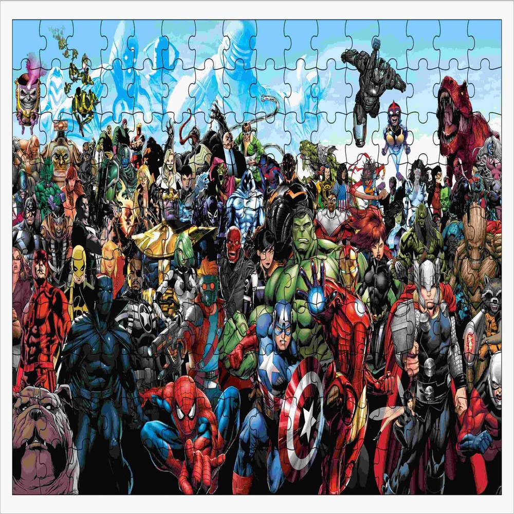 Todfod Wooden Marvel Avengers Jigsaw Puzzle