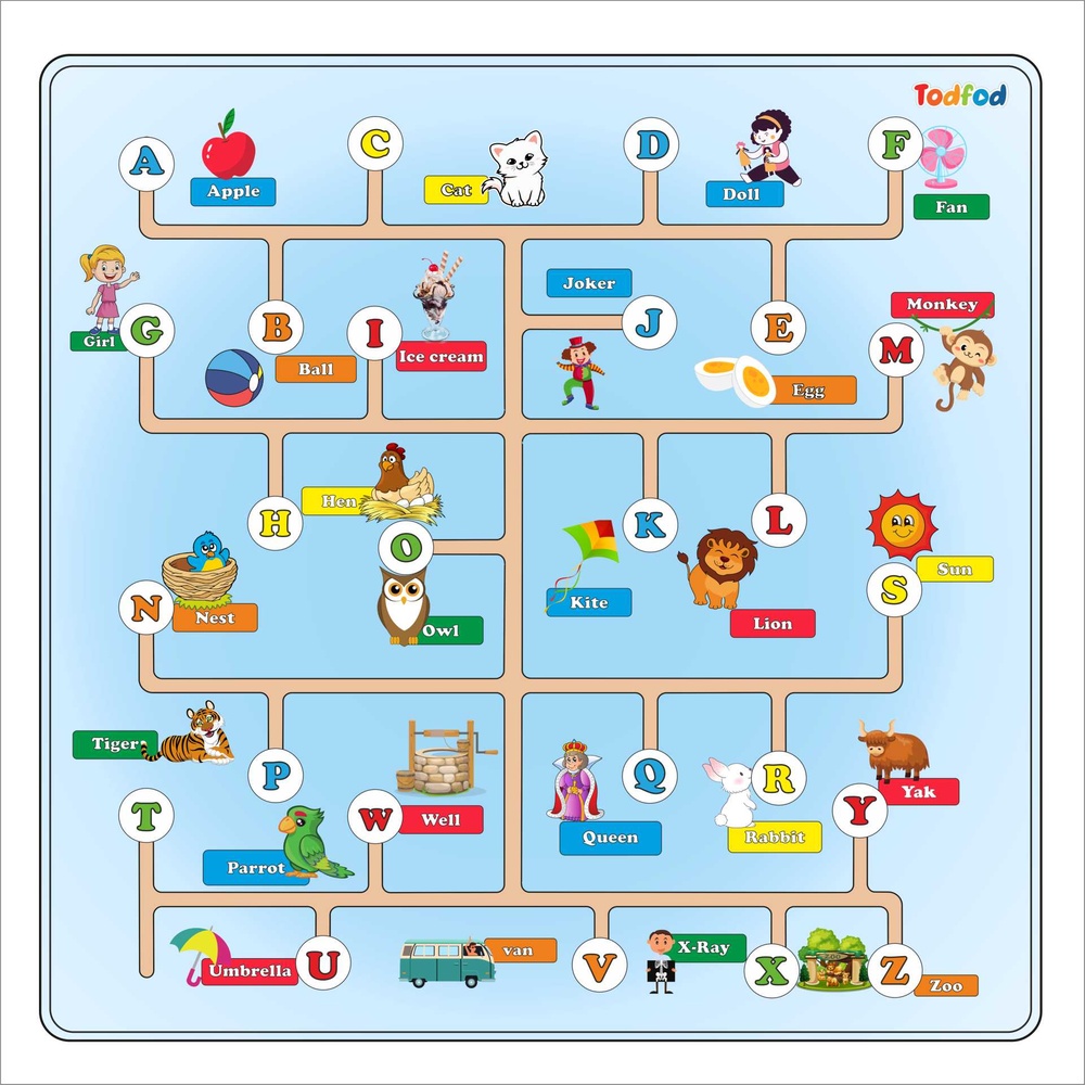 Todfod ABCD Maze Learning Toy