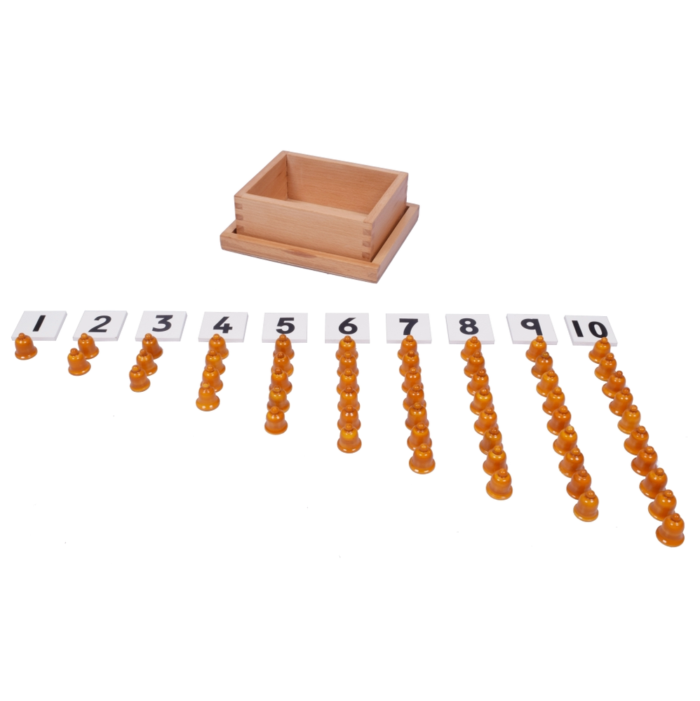 Cards and Counters – Early Math Learning Toy for Kids | Montessori Counting Set