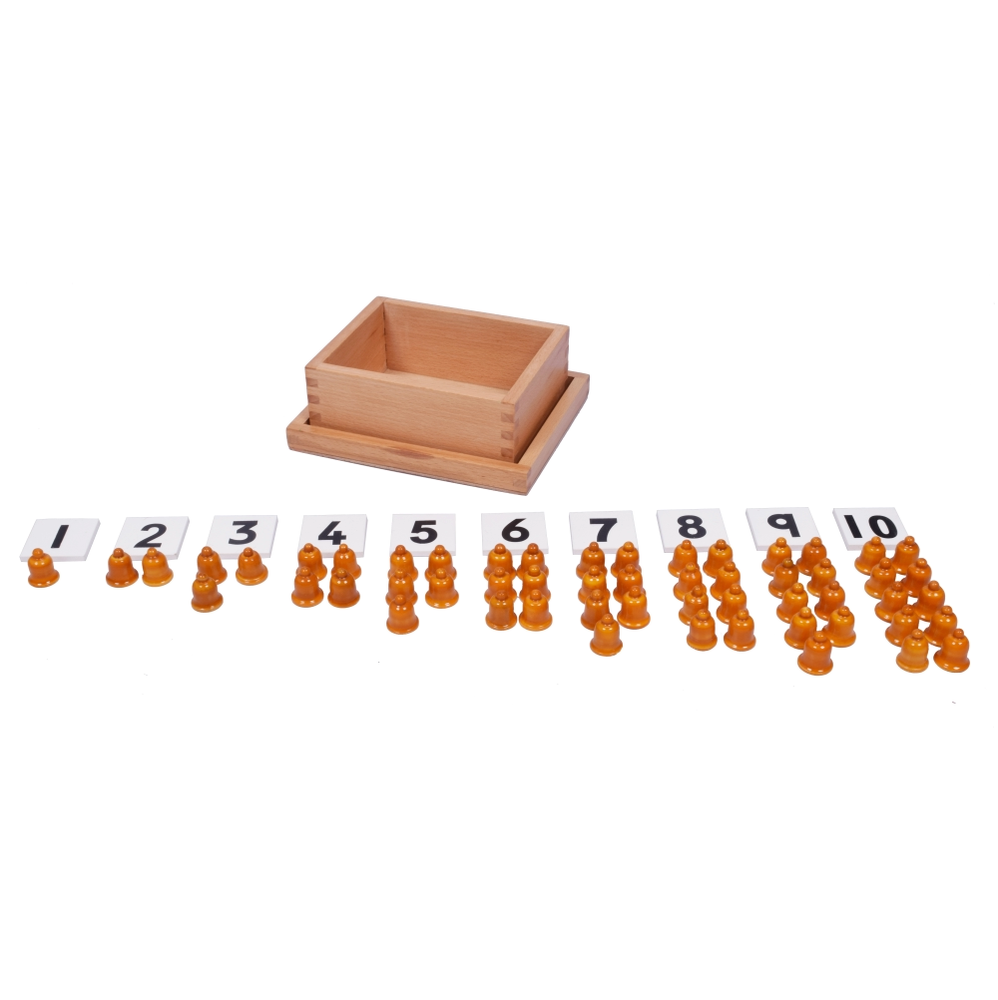 Cards and Counters – Early Math Learning Toy for Kids | Montessori Counting Set