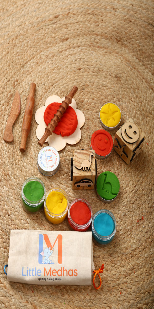 Play Dough tool kit - Neem Wood