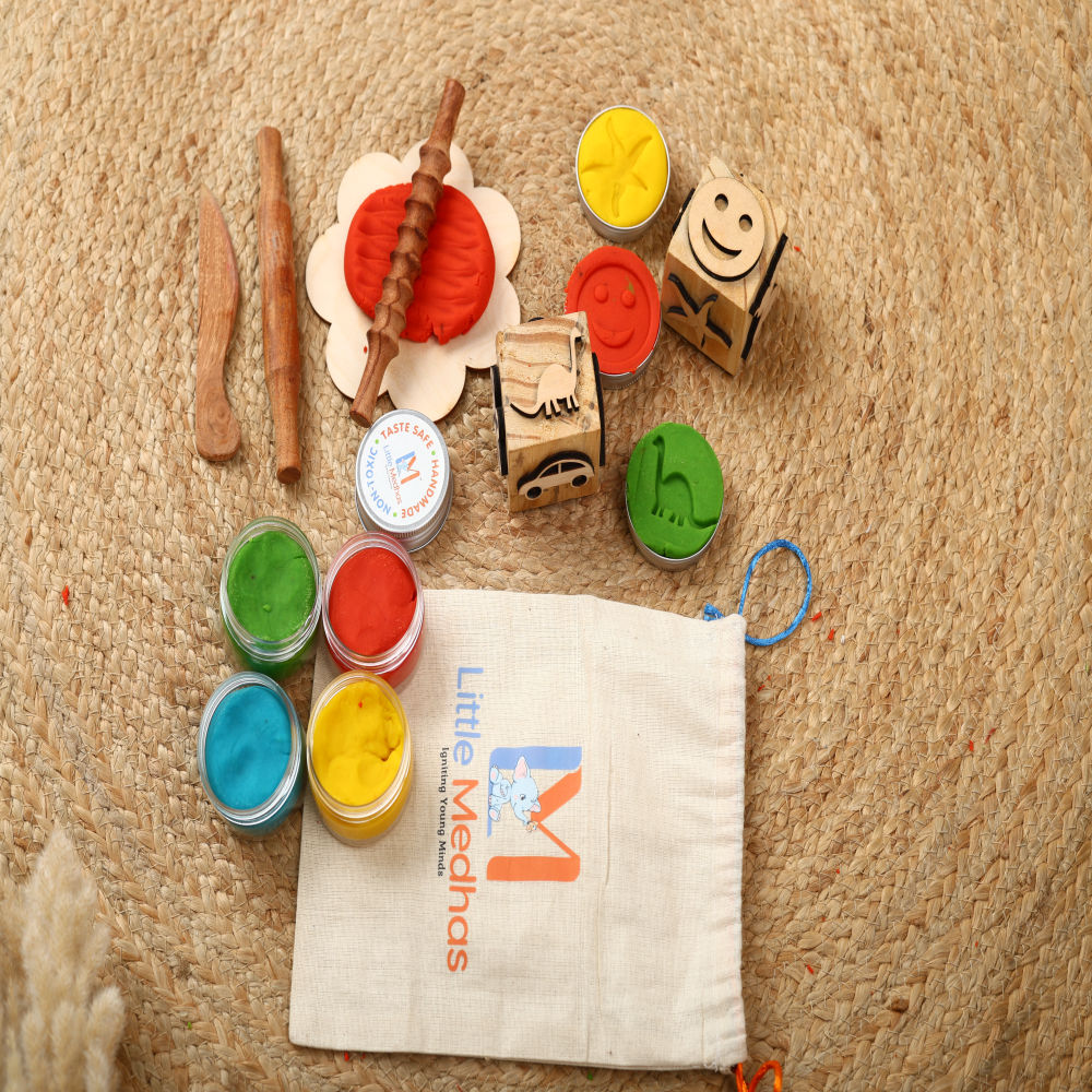 Play Dough tool kit - Neem Wood