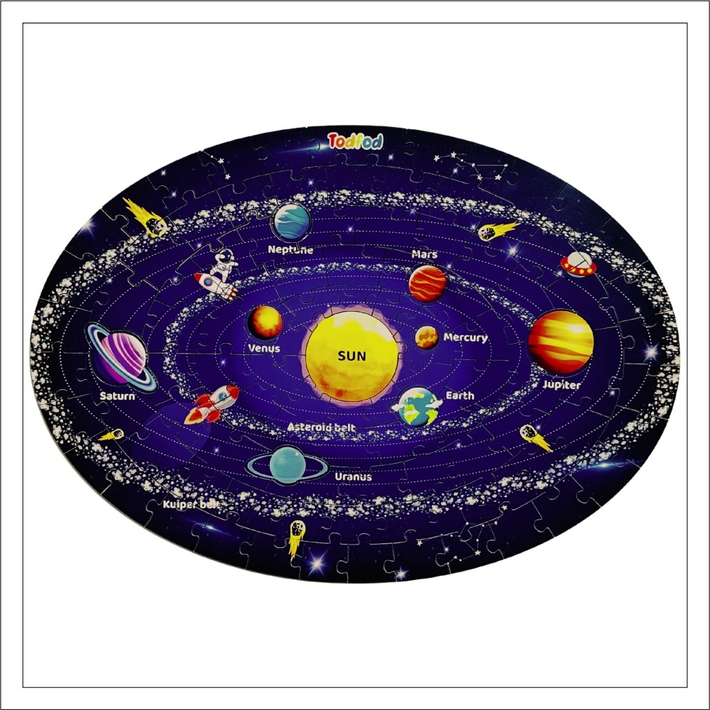 Todfod Outer Space Solar System Jigsaw Floor Puzzle