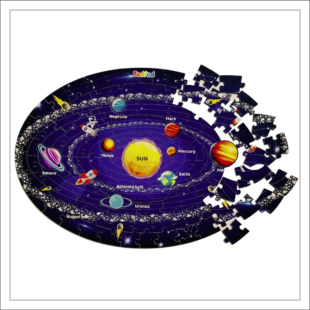 Todfod Outer Space Solar System Jigsaw Floor Puzzle